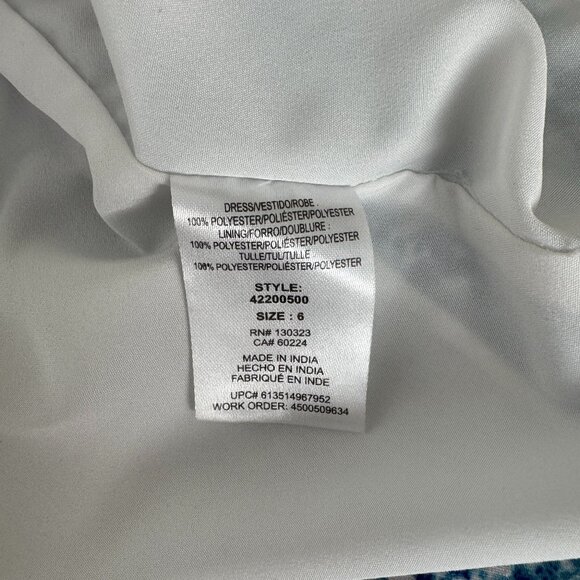 Pippa & Julie Purple and Blue Size 6 Girls Dress with Crystal Belt - Picture 3 of 3